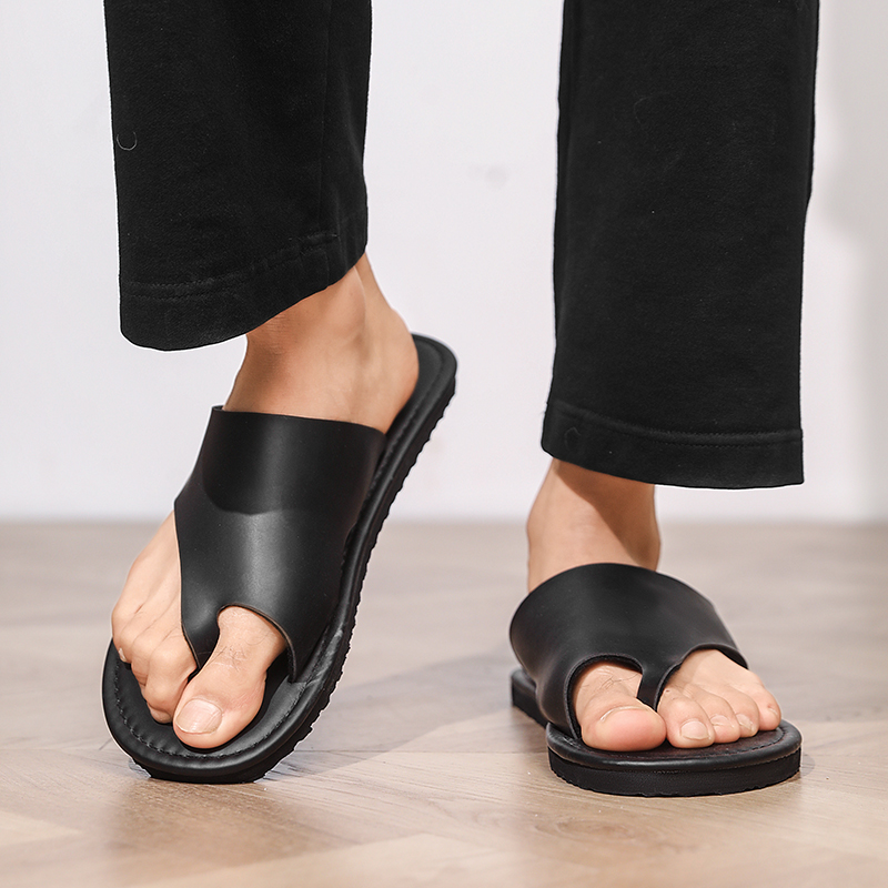 Flip Flop Leather Men - Chaussons pour hommes de haute qualité,