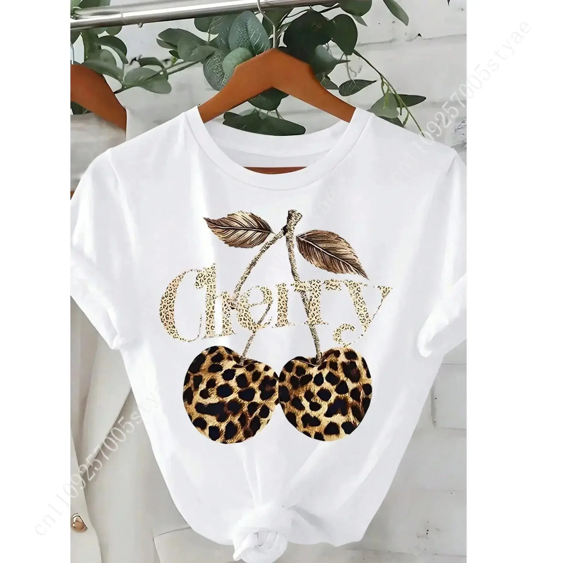 Tee Graphic Print - T-shirt graphique à col rond imprimé