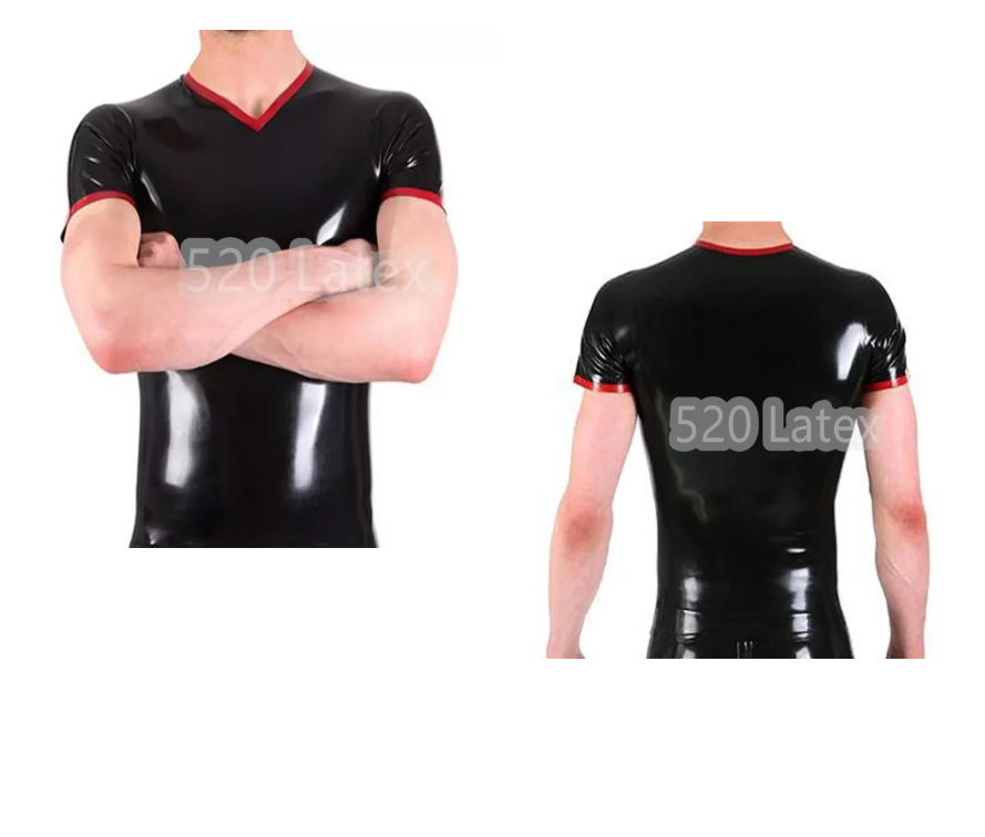 Tank Top Muscle - T-shirt à manches courtes en latex