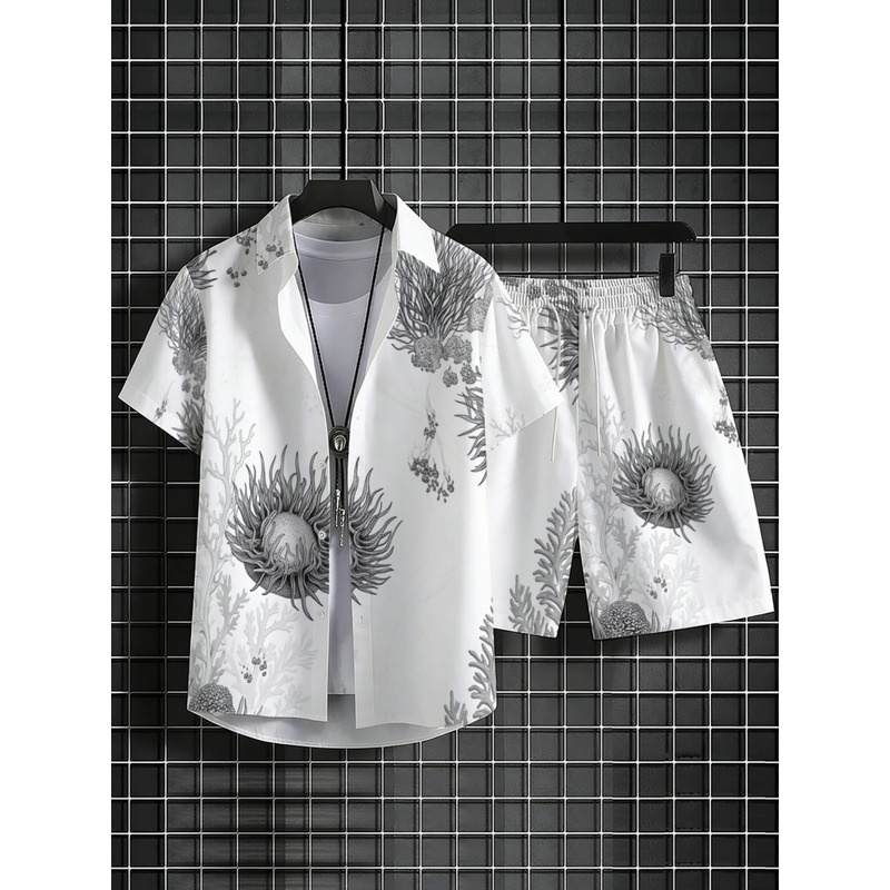Ensemble chemise et short hawa - Resort Shirt Floral avis et prix