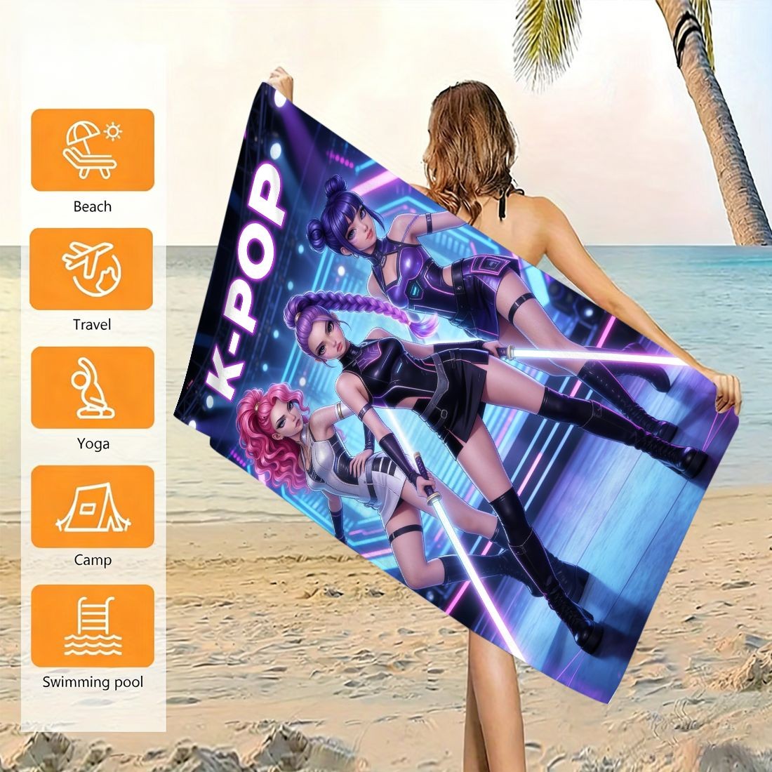 Serviette de plage grande tail - Beach Towel Large avis et prix