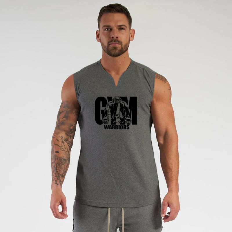 Gilets d'été à col en V pour h - Tank Top Muscle avis et prix