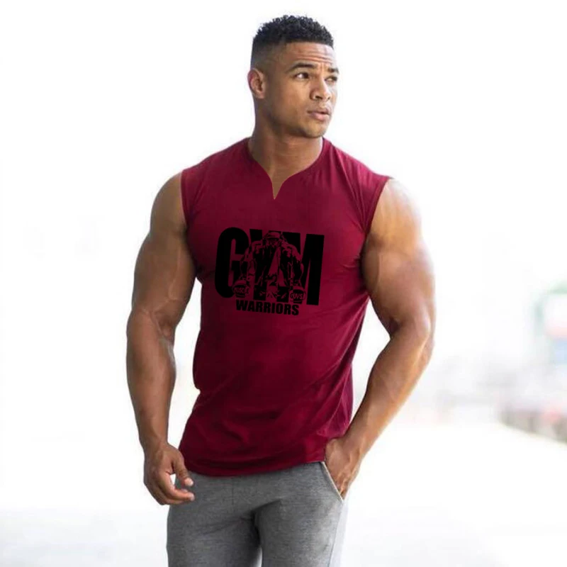 Gilets d'été à col en V pour h - Tank Top Muscle avis et prix